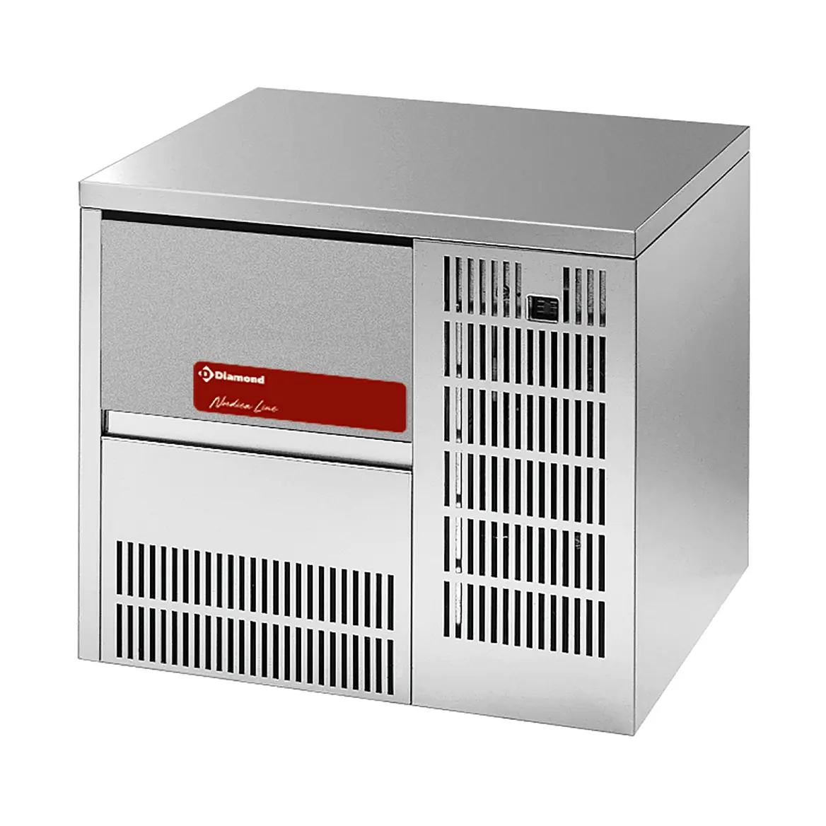 Machine à glaçons pleins 24kg, avec réserve