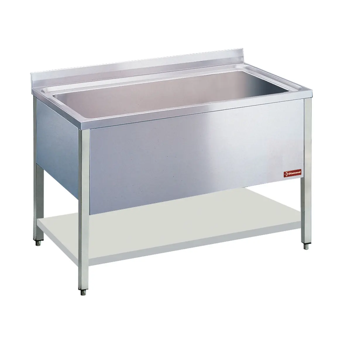 Plonge 1 cuve 1360x500xh400 - 1600 x 700 mm