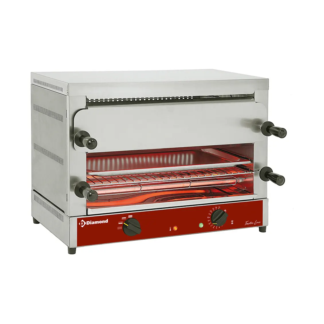 Toaster-salamandre GN 1/1 électrique, 2 étages (520x320),  à "Quartz"