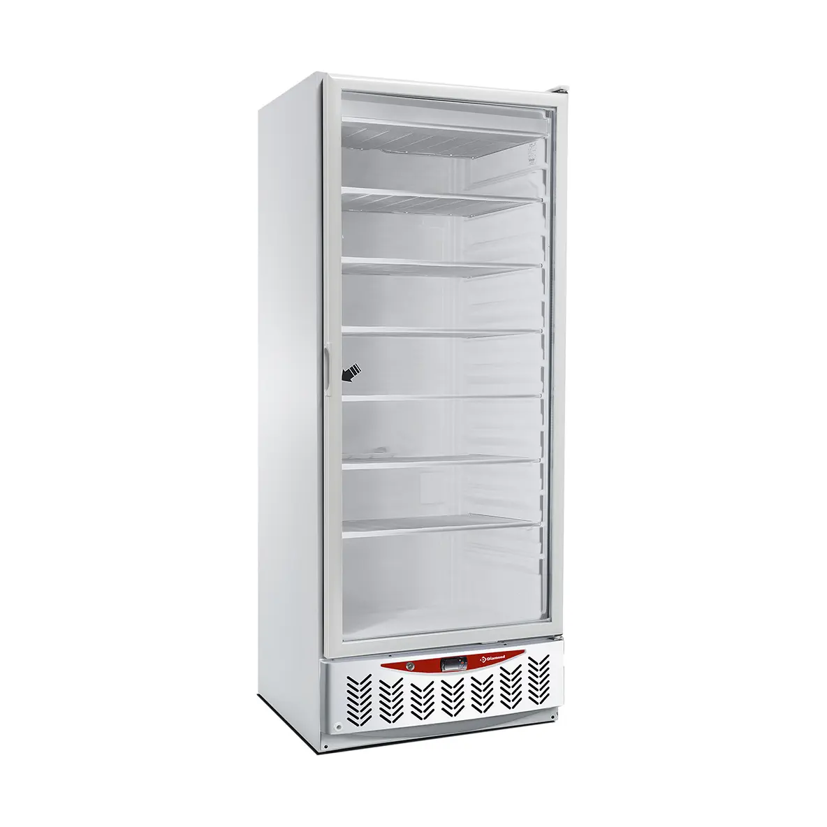 Congélateur statique, porte vitrée, 525 litres, GN2/1+600x400, blanc