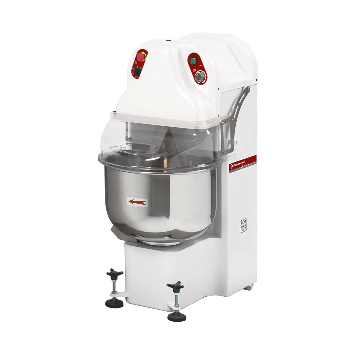 Pétrin à bras plongeants, 25Kg, - Vitesse variable