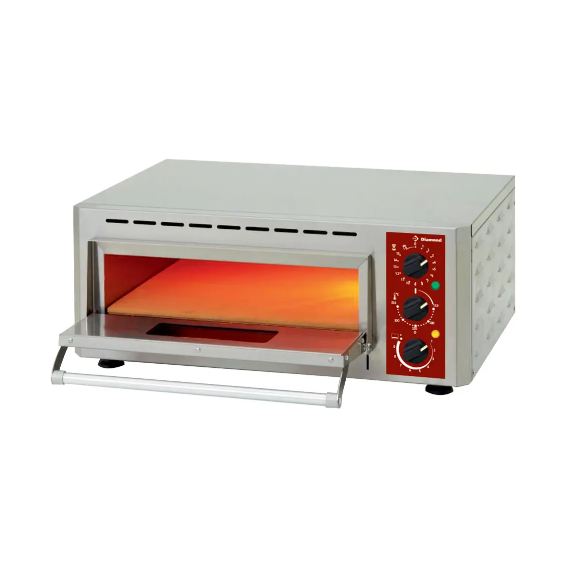 Four électrique pizzas, chambre (3 kW) 430x430xh100 mm