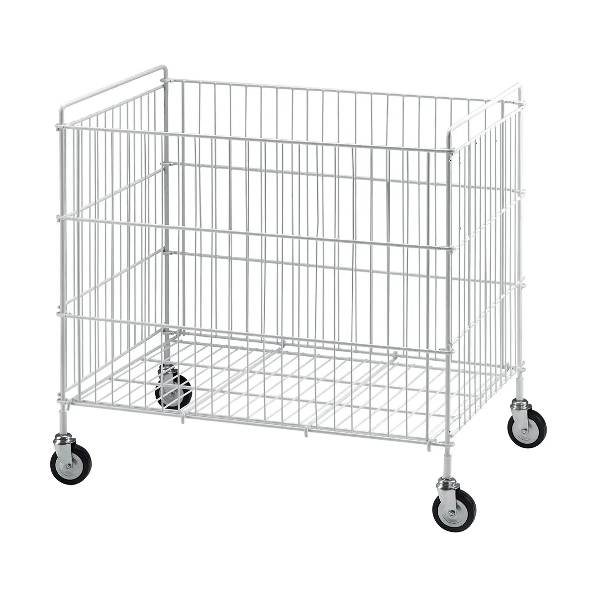 Panier à linge sur roulettes, pliant