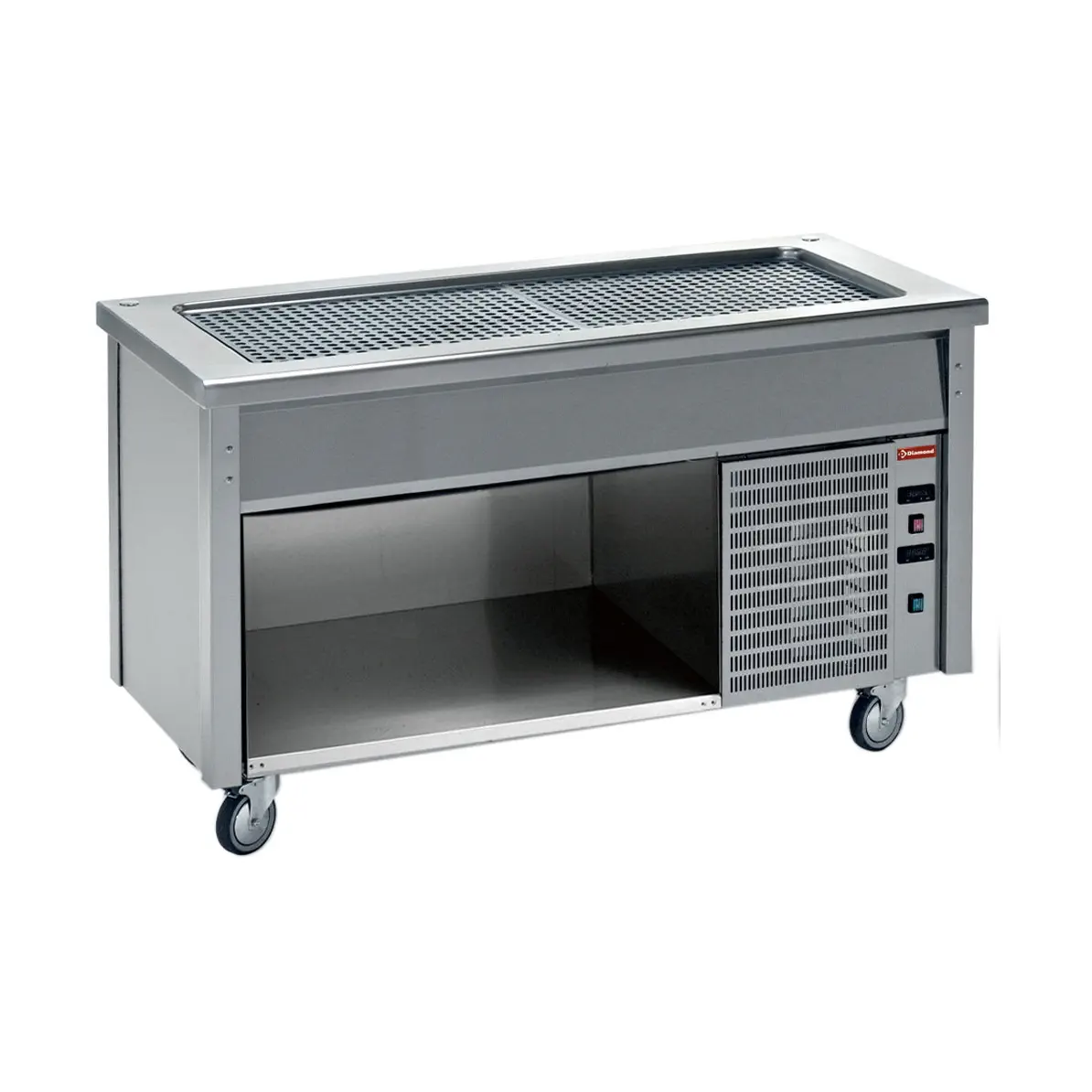 Elément à top réfrigéré sur armoire ouverte