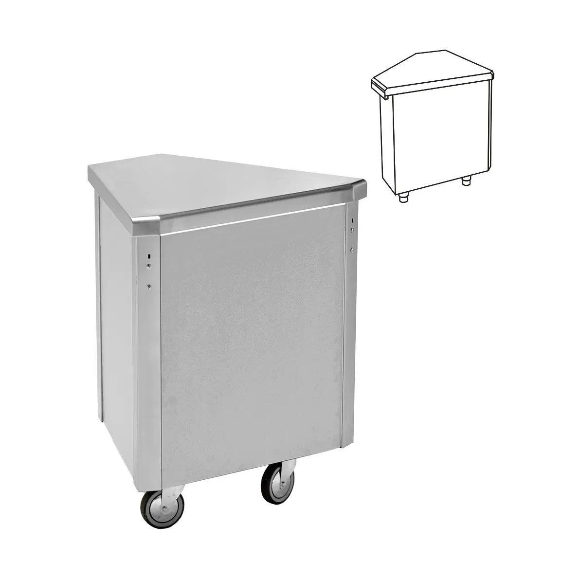 Elément d'angle 45° (externe)