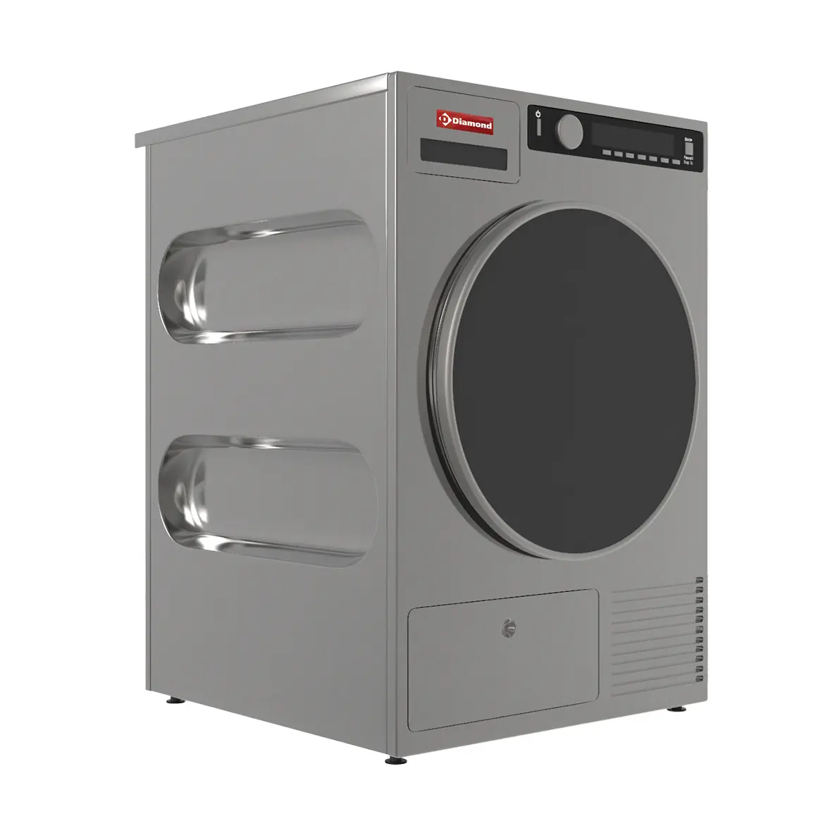 Sèche-linge "Inox-Titanuim", avec décharge 8 Kg