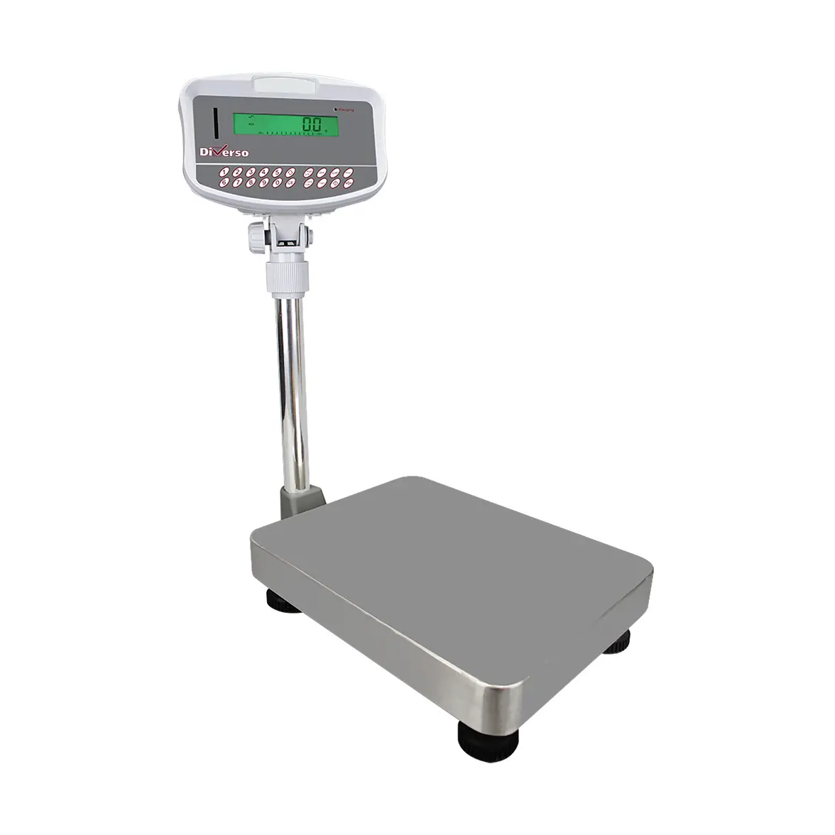 Bascule électronique inox avec colonne, 32Kg x 1g