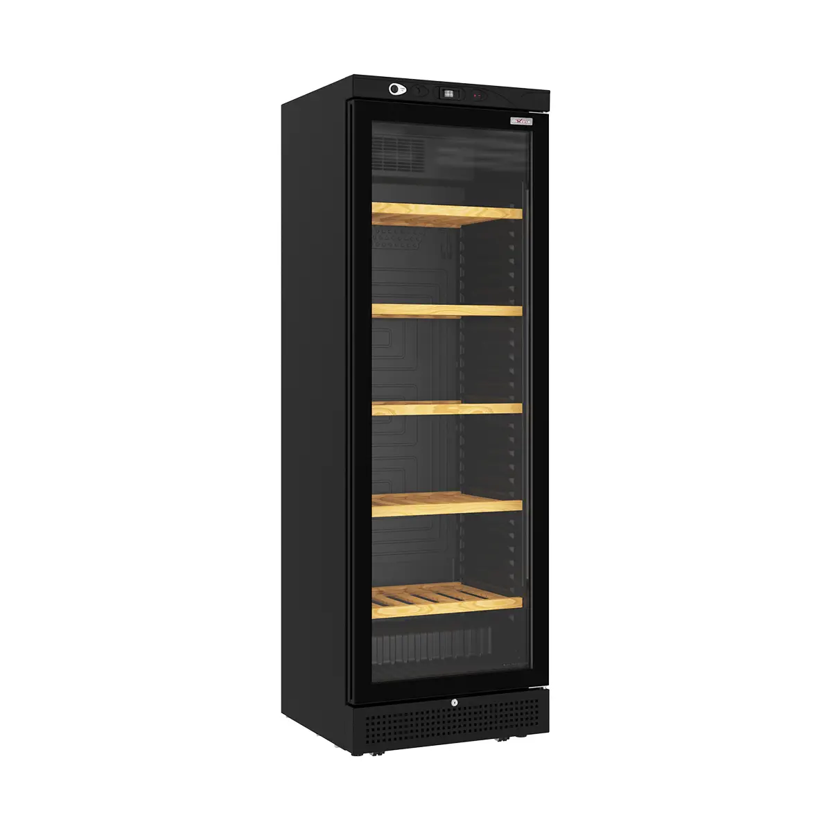 Vitrine cave à vins ventilée 382 litres - 5 niveaux - NOIRE