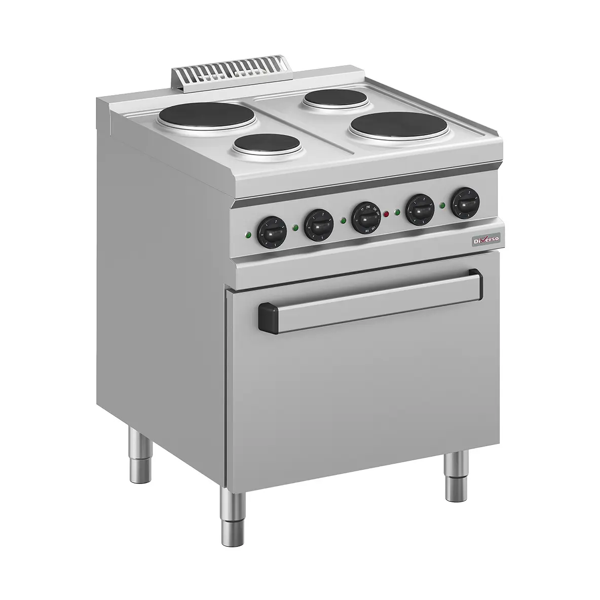 Fourneau électrique 4 plaques, sur four électrique GN 2/1