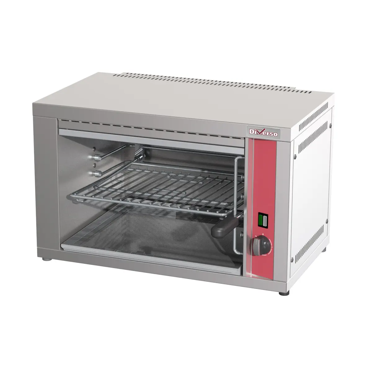 Salamandre électrique, avec grille réglable par levier