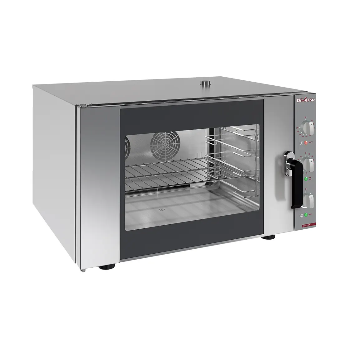 Four électrique vapeur-convection, 4x GN 1/1 ou 600x400 mm