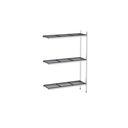 Rayonnage aluminium angle 1263x370 2000 3 niveaux