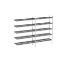 Rayonnage aluminium angle 3018x370 2000 5 niveaux