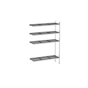 Rayonnage aluminium angle 1017x570 2000 4 niveaux