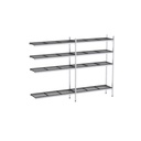 Rayonnage aluminium angle 2936x570 2000 4 niveaux