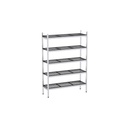 Etagère aluminium 1455x570 1700 5 niveaux