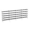 Rayonnage aluminium 5162x370 2000 5 niveaux