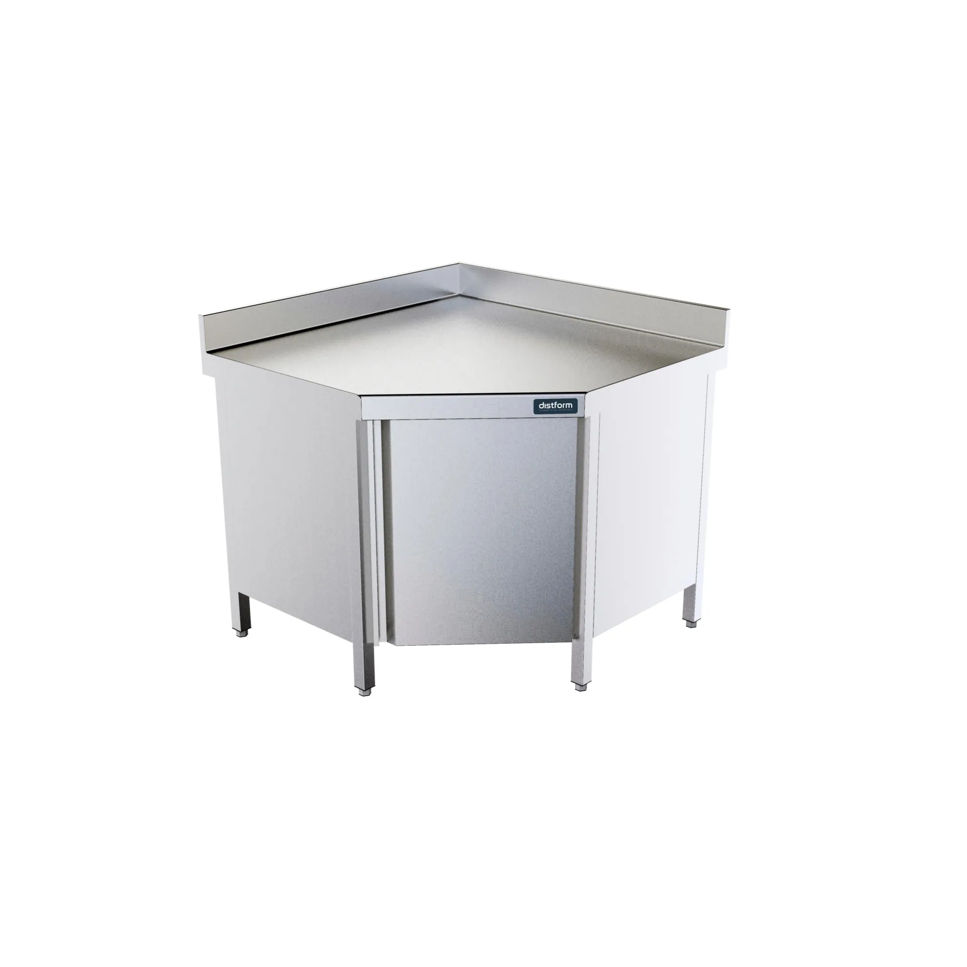 Table d'angle avec porte 1000x1000x600