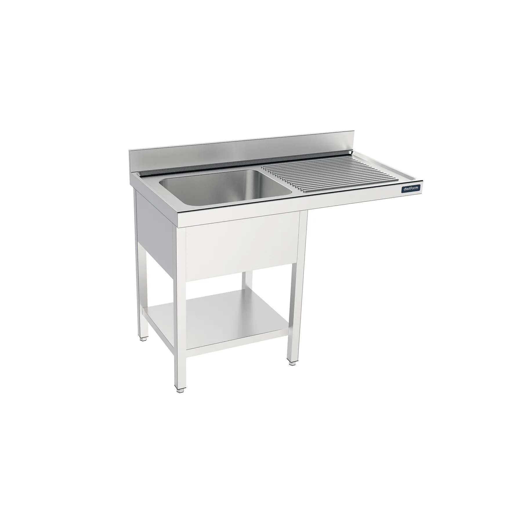Plonge avec bâti 1400x550 D espace et étagère