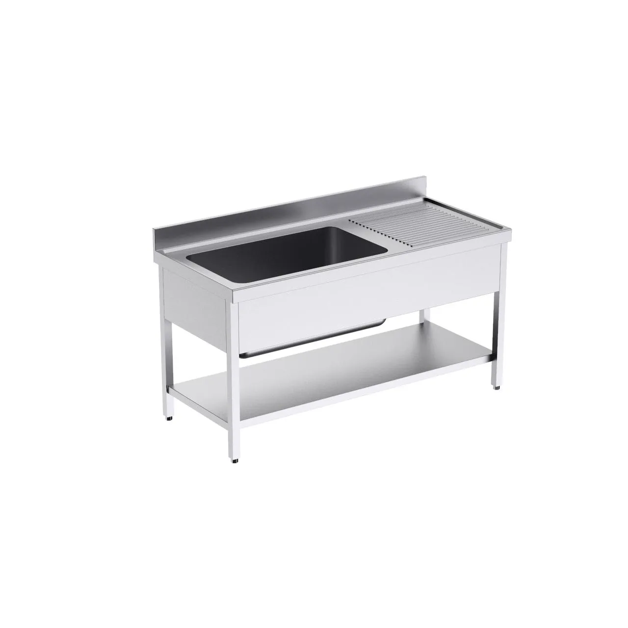 Bâti avec plonge GC 1800x700 D et étagère