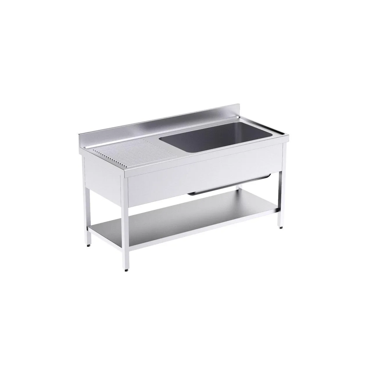 Bâti avec plonge GC 1600x700 G et étagère