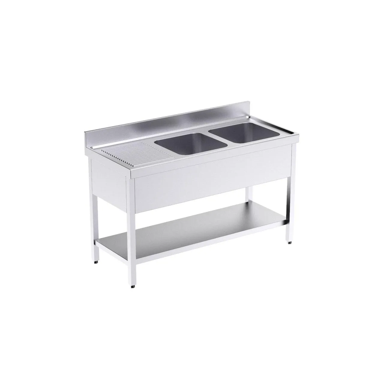 Bâti avec plonge 1800x700 G et étagère