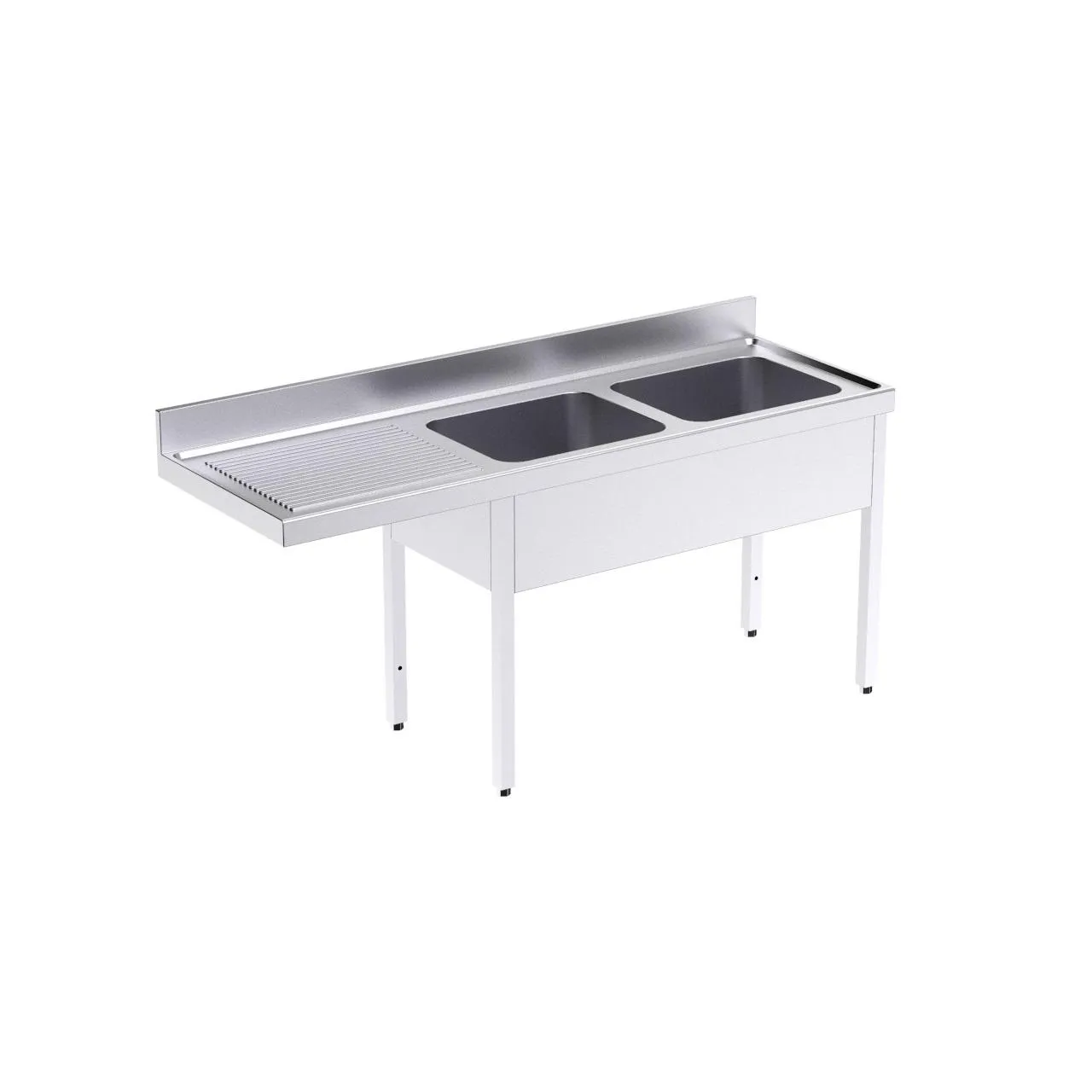 Plonge avec bâti 1800x700 G et espace pour lave-vaisselle