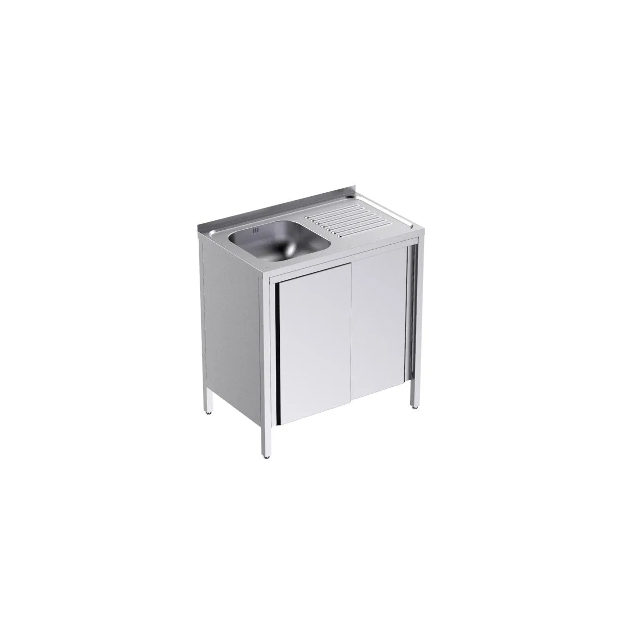 Bâti avec portes et plonge 800x500 à droite
