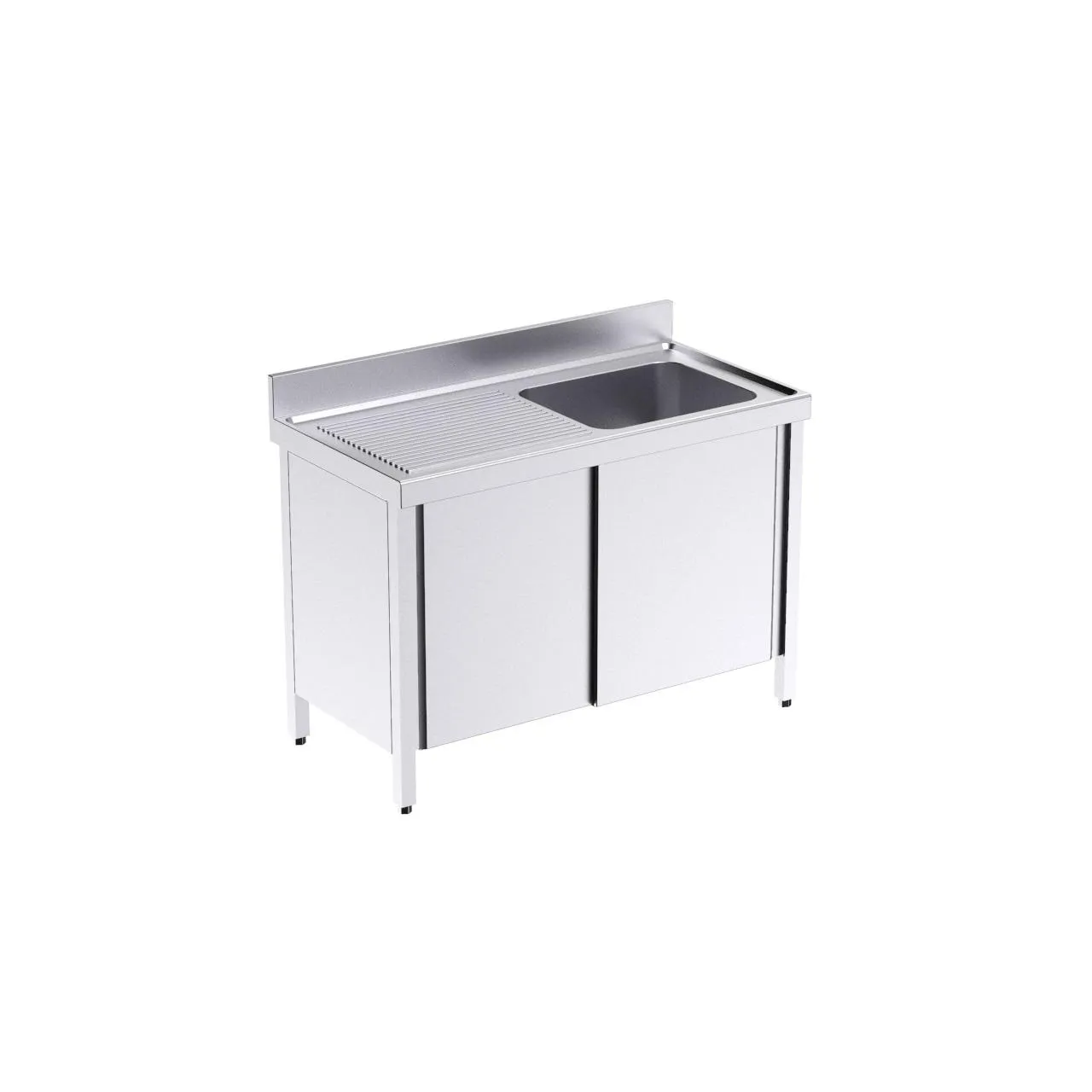 Plonge avec portes 1200x700 à gauche