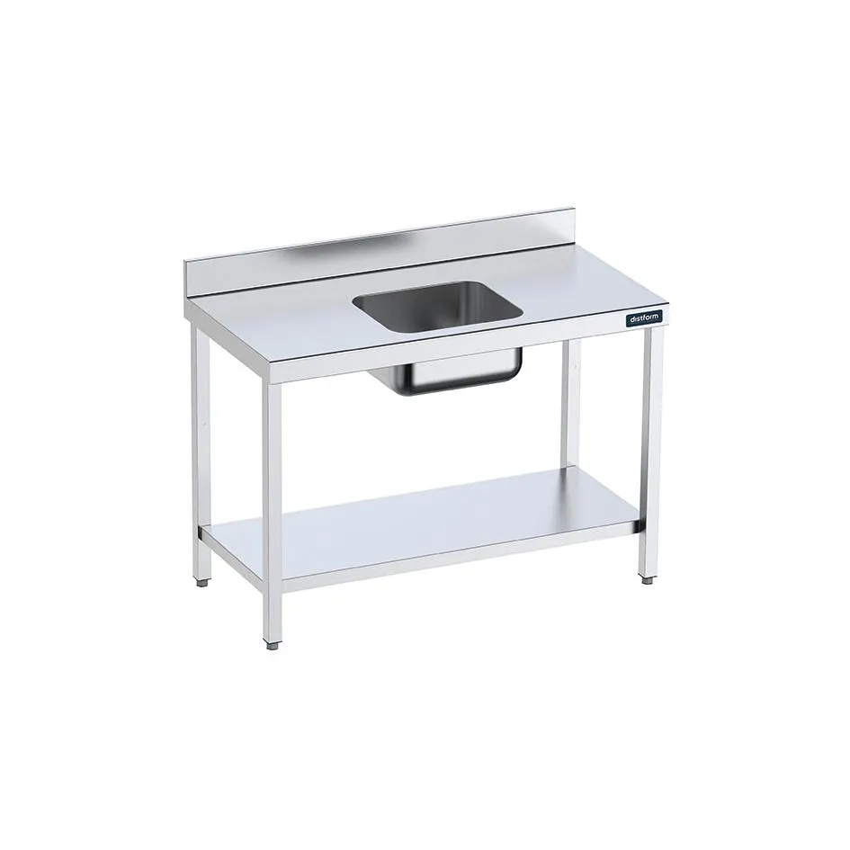 Table de 2000x700 avec bac C et étagère