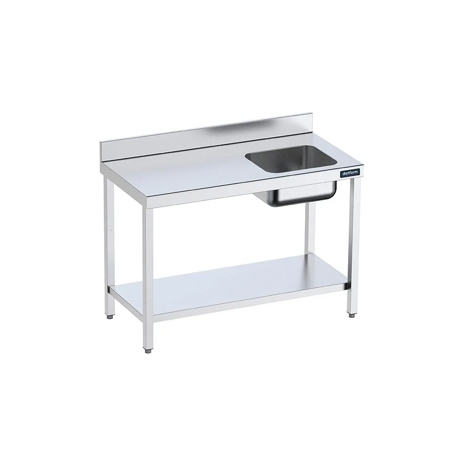 Table de 1200x700 avec bac D et étagère