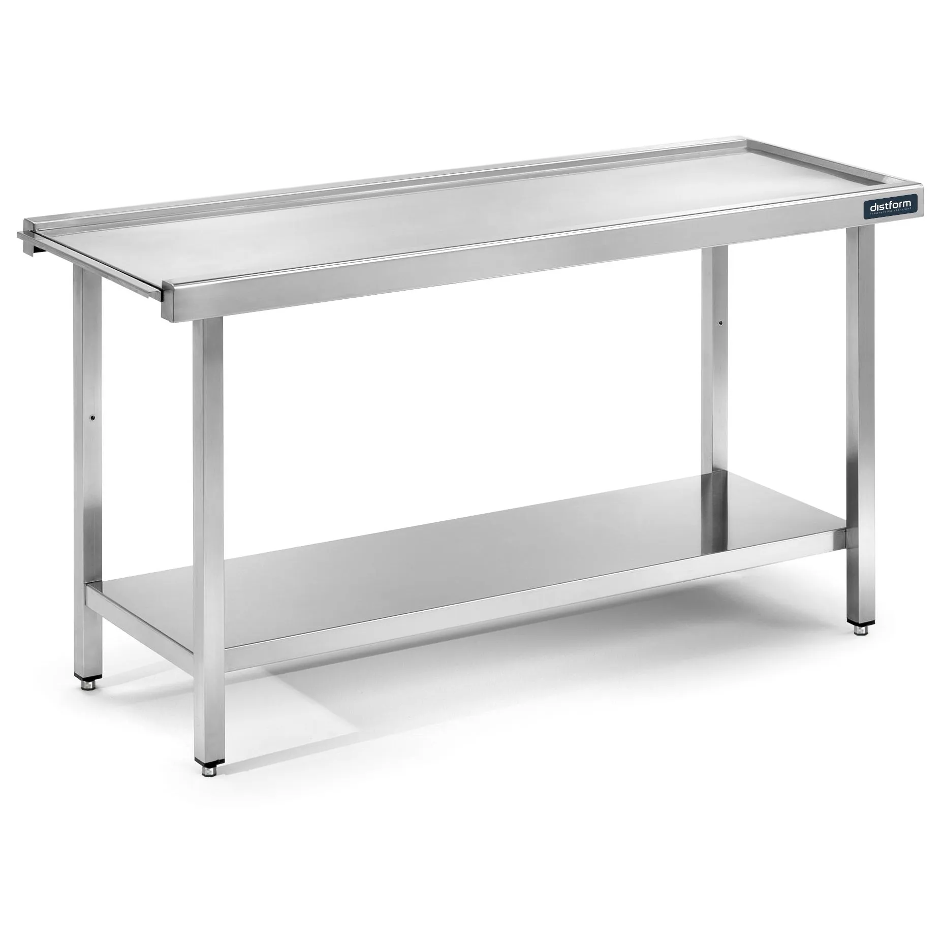 Table entrée/sortie centrale avec étagère 1100x600x850