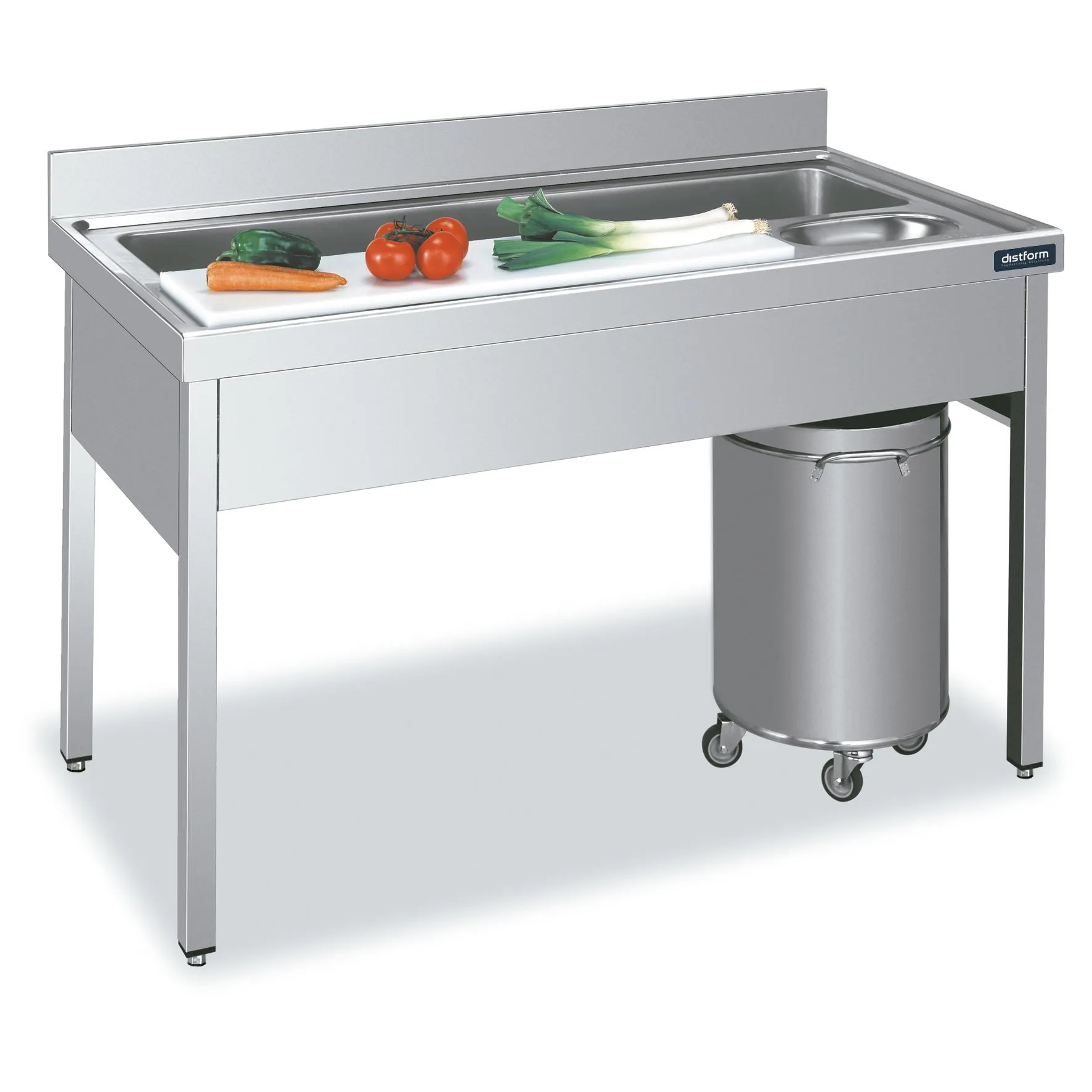 Plan de travail table pour préparation de légumes 1400x700