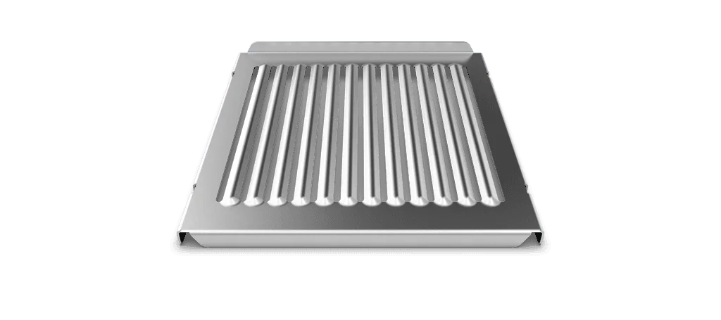 SPEED.Plate SLOT acier inoxydable rainuré avec fentes