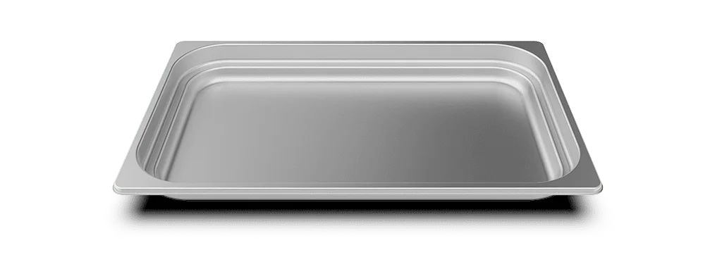 VACUUM.40 - Plaque inox pour mise à vide (40mm) - GN 1/1