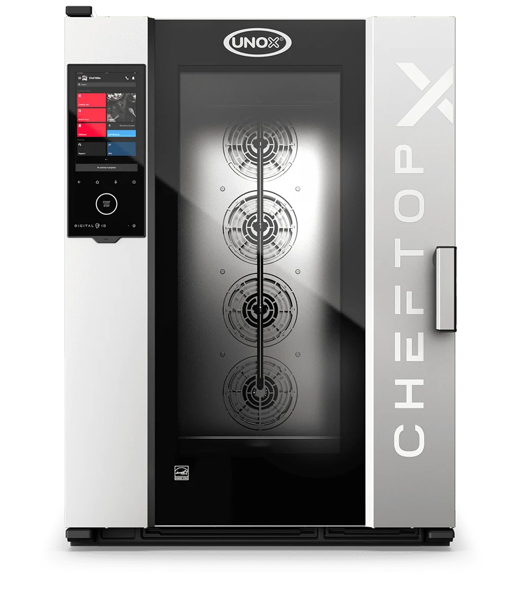 CHEFTOP-X Digital.ID COUNTERTOP 10 GN 2/1 Électrique - charnière gauche - Ethernet