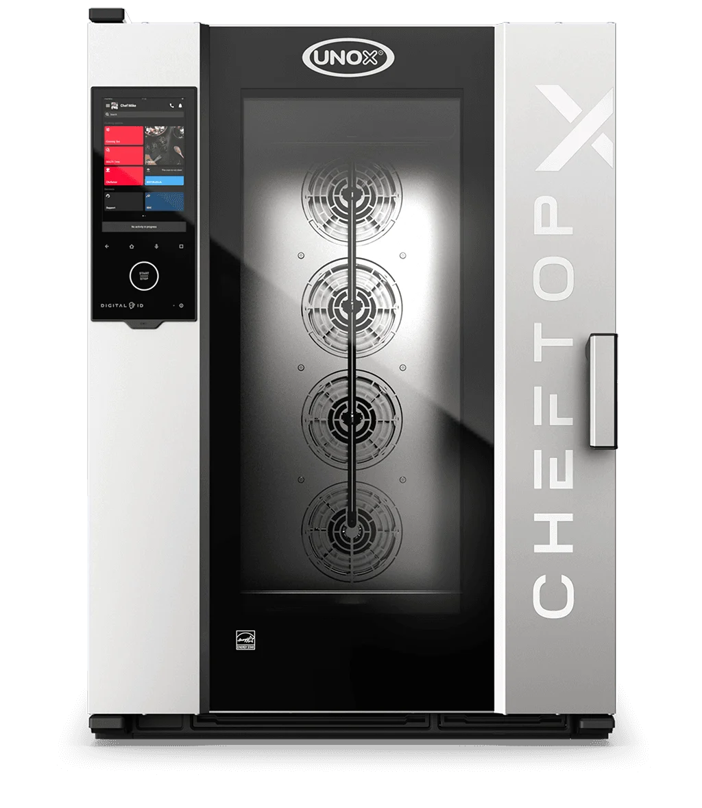CHEFTOP-X Digital.ID COUNTERTOP 10 GN 2/1 Électrique - charnière gauche - Viande grasse (PO) - Ethernet