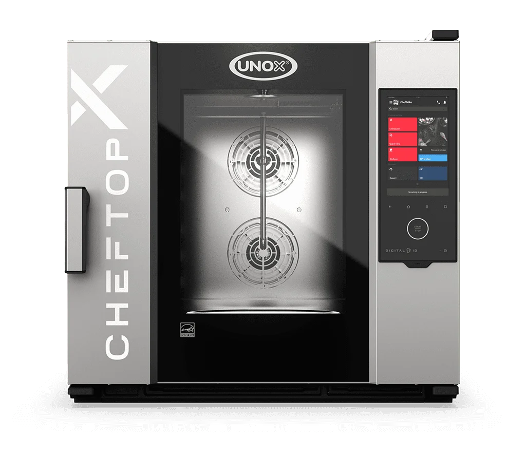 CHEFTOP-X Digital.ID COUNTERTOP 6 GN 2/1 Gaz - charnière droite - Ethernet
