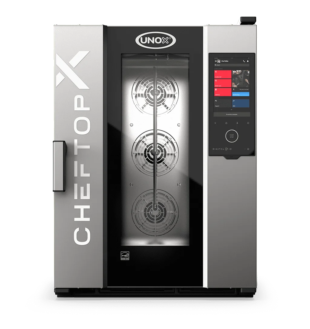 CHEFTOP-X Digital.ID COUNTERTOP 10 GN 1/1 Gaz - charnière droite