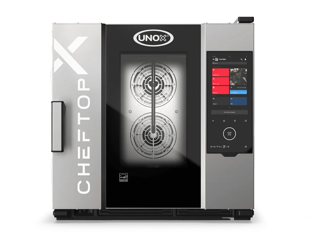 CHEFTOP-X Digital.ID COUNTERTOP 6 GN 1/1 Gaz - charnière droite