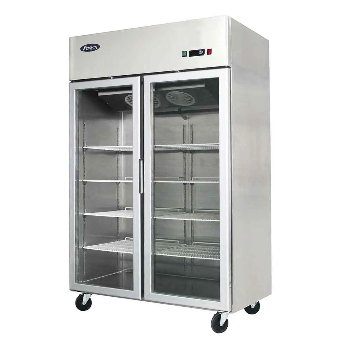 Armoire positive portes vitrées 1240L