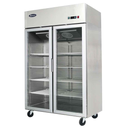 Armoire positive compacte 2 portes vitrées 900L